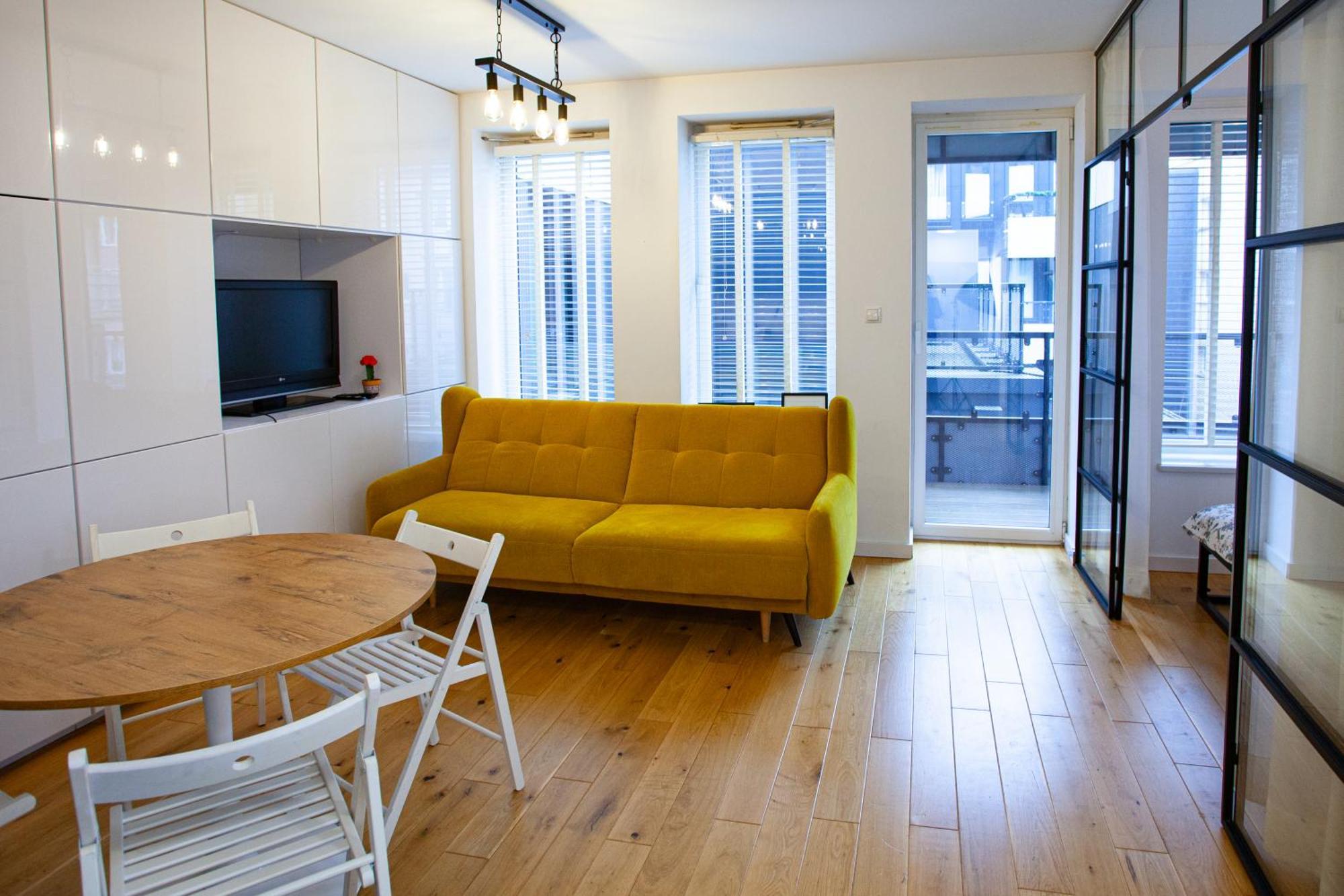 Space Apartments Štetín Pokoj fotografie